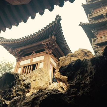 亭子 公園 園林
