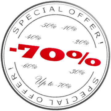 郵票高達(dá)- 70%