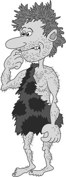 Caveman；單色