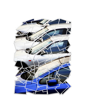 停車場(chǎng)的拼貼