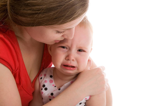 不安的嬰兒