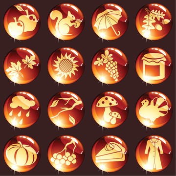 套秋季圖標(biāo)