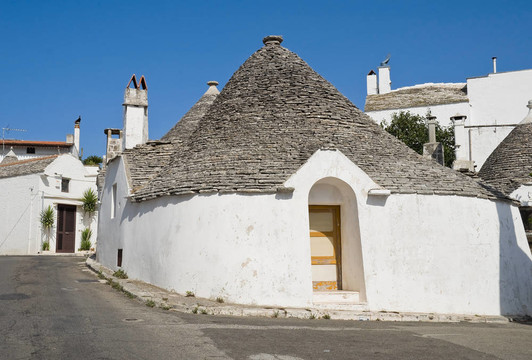 Trullo。阿爾貝羅貝洛。Apulia。