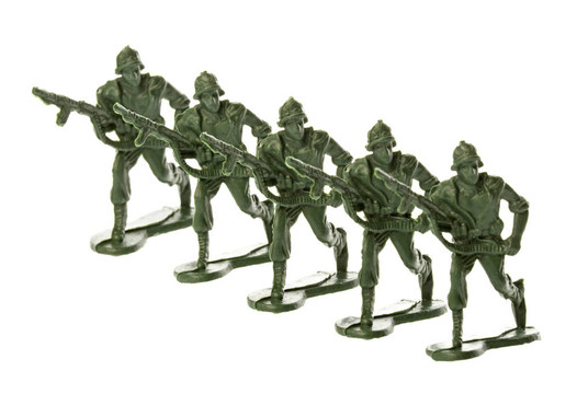 玩具士兵孤立