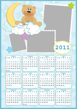 嬰兒日歷為2011