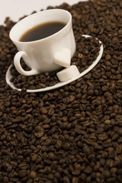新鮮咖啡杯
