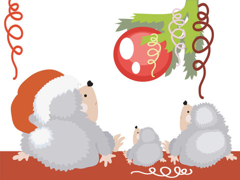圣誕節(jié)的hedgeho家族：