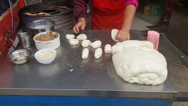 燒餅制作