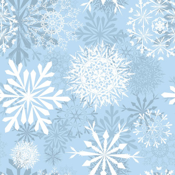 無縫的雪花背景