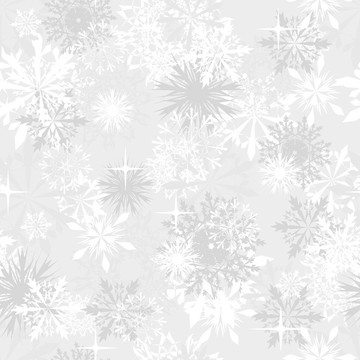 無(wú)縫的雪花背景
