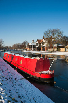 narrowboat在康河