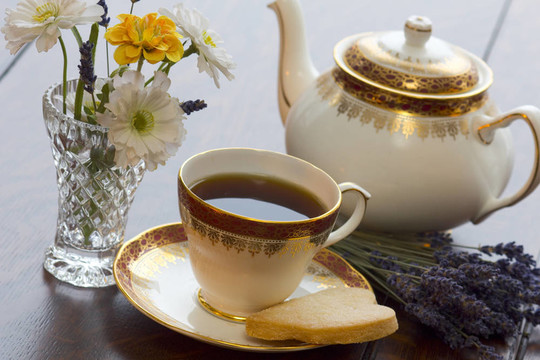 下午茶和花