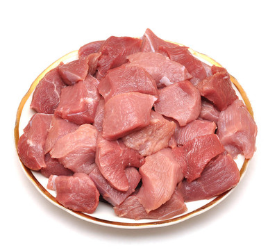 盤子上的牛肉片