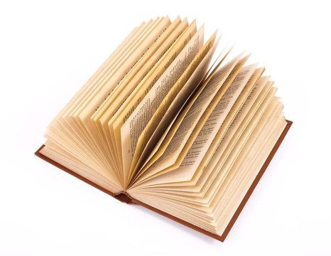 打開的書