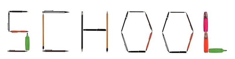 用書寫工具制作的學(xué)校詞