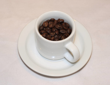 一杯咖啡豆