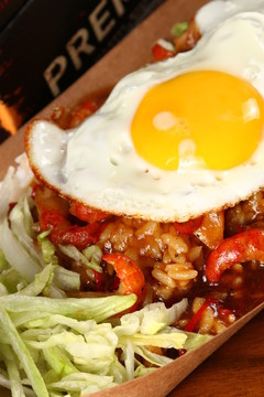 小龍蝦煎蛋飯