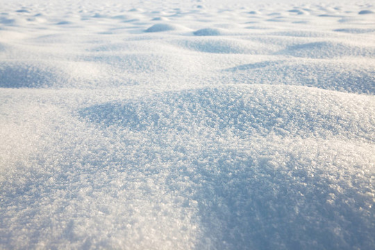 雪紋理；冬景；雪背景