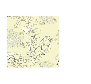 花的無(wú)縫圖案