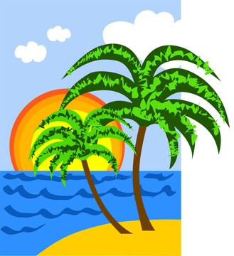 tropcal海灘
