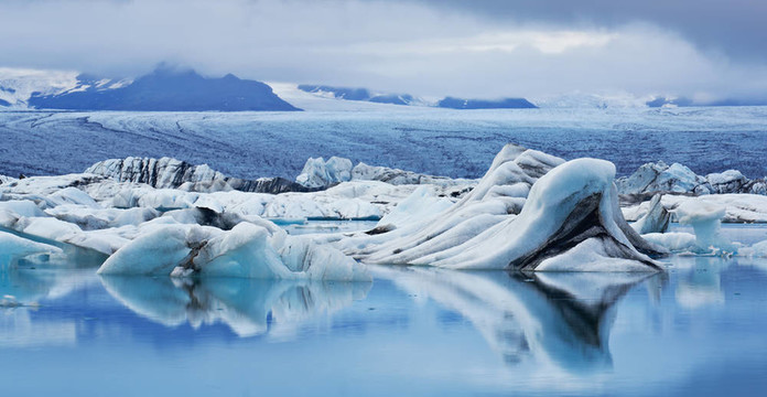 Jokulsarlon Glacial Lagoon；Vatnajokull；冰島
