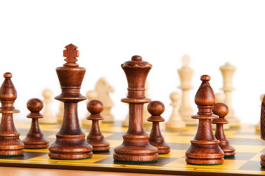 棋盤上的棋子