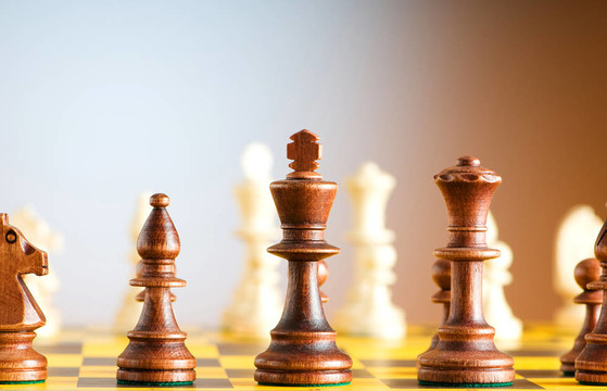棋盤上的棋子