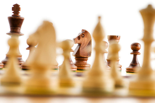 棋盤上的棋子