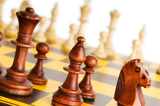 棋盤上的棋子