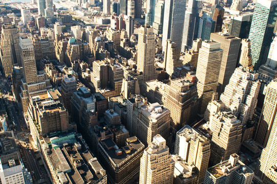 紐約市高摩天大樓全景
