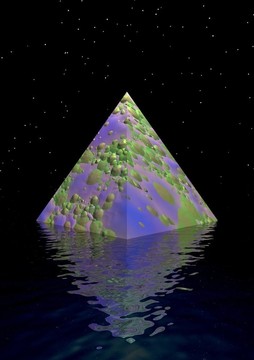 金字塔和水