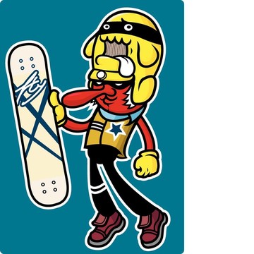Skateboard的男孩
