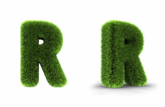 草字母R