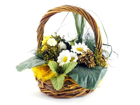 籃子里的復(fù)活節(jié)花