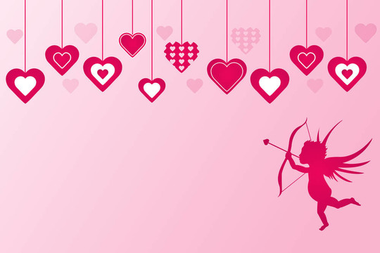 Cupid與心圖