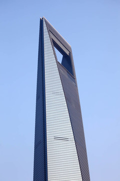 上海金融中心大廈skyscrapre；492m。照片攝于第十八十一月2010