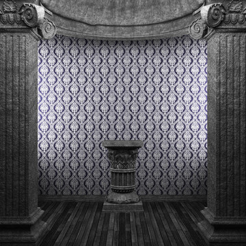 石柱底座和wallpap；