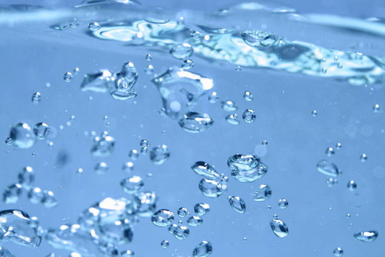 藍色的泡泡水