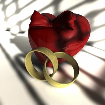結(jié)婚戒指和心臟