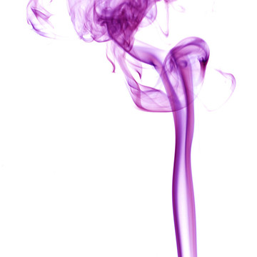 紫色的煙霧