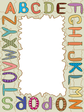 框架letterscmyk