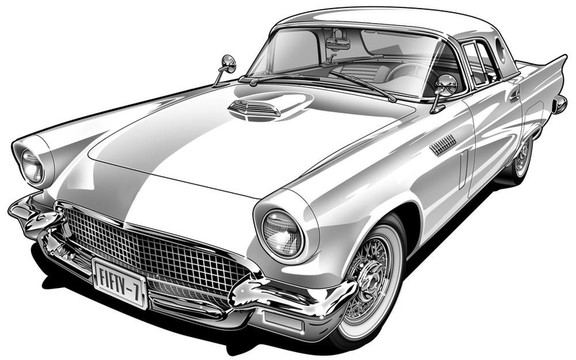 美國(guó)50年代的美國(guó)跑車