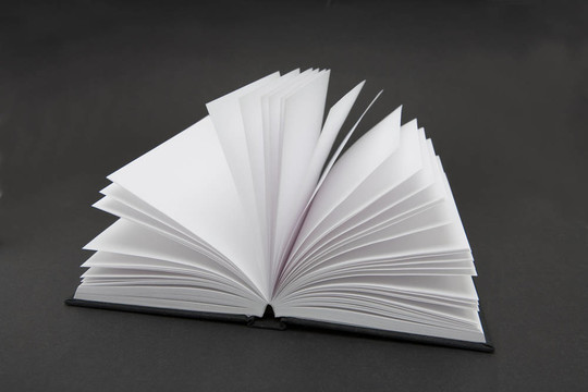 空白的書