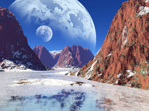 美麗奇幻的風(fēng)景
