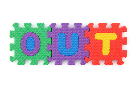 出有拼字母的單詞