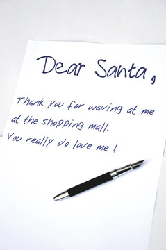 親愛(ài)的Santa的信