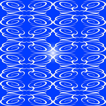 藍(lán)色裝飾無(wú)縫裝飾