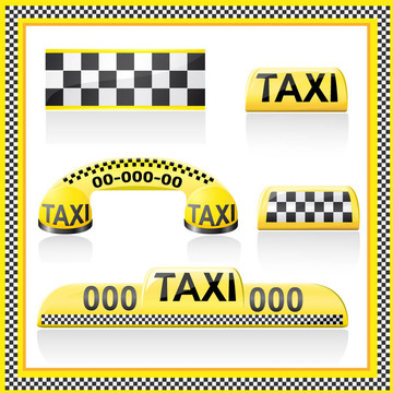 圖標是出租車的象征