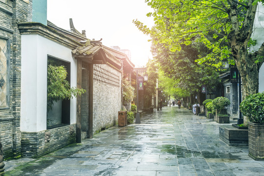 成都寬窄巷子 古鎮(zhèn)老街