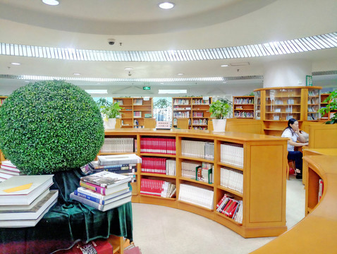 圖書館 書店 書架書籍素材